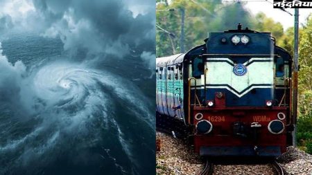 Indian Railways News: चक्रवाती तूफान ‘मोंथा’ के असर से बदला 7 ट्रेनों का रूट, तिरुपति एक्सप्रेस सात घंटे देर से छूटी 29 10 2025 montha cyclone train impact 20251029 10153