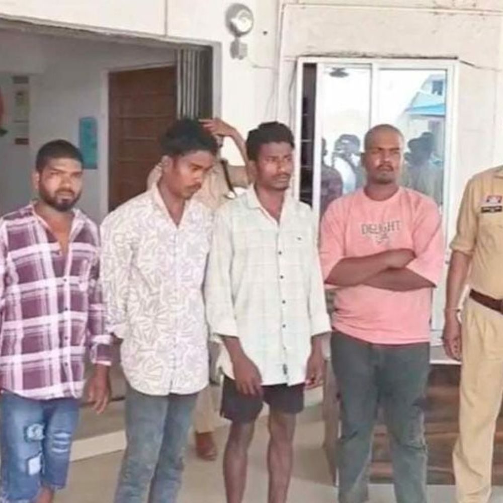 कांकेर में नाबालिग से गैंगरेप के चारों आरोपी जेल भेजे गए, पुलिस ने निकाला जुलूस