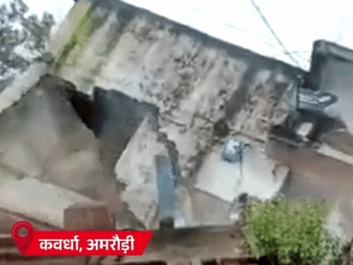 36 घंटे की बारिश से छत्तीसगढ़ बेहाल: कवर्धा में PM आवास नदी में बहा, रायपुर-जगदलपुर हाईवे बंद
