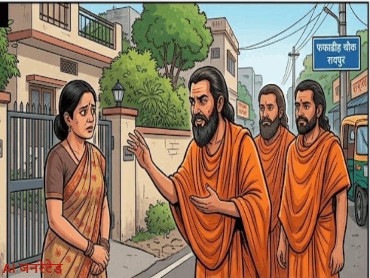रायपुर में तंत्र-मंत्र का झांसा देकर महिला से 150 ग्राम सोने के जेवर और 9 हजार रुपए ठगे, 3 साधुओं के भेष में आरोपी फरार