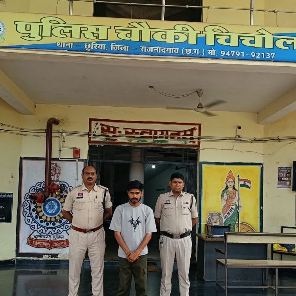चिचोला में होटल संचालक से रंगदारी और तोड़फोड़ मामले में एक और फरार आरोपी गिरफ्तार, कार जब्त